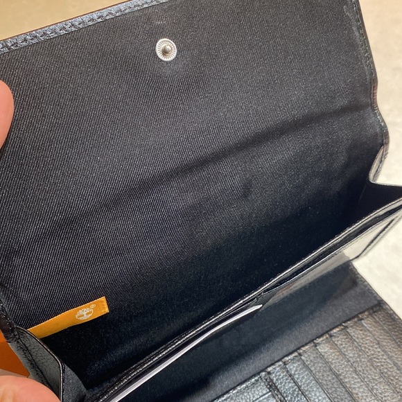 New Timberland Women's Leather RFID Flap Wallet Clutch Organizer black tags ⭐️⭐️ - Picture 7 of 17